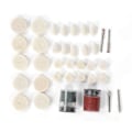 Miniatyrbild 1 av 3: 36 st Ullfilt Slip Polerskivor Pads Kit Ull Poleringstillbehör YEMAA