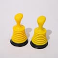 Miniatyrbilde 1 av 5: 2 Stykker V Type Belg Avløpsåpner Gul