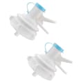 2-pack Vattenbehållare Ventil, Vattenkanna Ventil Vattenkanna Lock Flaska Pip Reusable Plast
