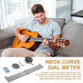 Miniatyrbilde 4 av 5: Måleinstrument for gitarhalsens krumning, flat linjal for gripebrett, nullstillingskaliber