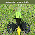 Miniatyrbilde 3 av 5: Vannspreder for plen, automatisk svingbar sprinkler med oppgradering til 16 utløp, multifunksjonell plen sprinkler for hagevanning, plenpleie, tak