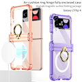 Pikkukuva 1 / 4: Sopii Samsung z flip6 -rannekorupuhelinkotelolle, erittäin ohut Amazonin uusi taitettava kova kuori, muodikas ja putoamista estävä kuori pink