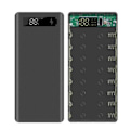 Miniatyrbild 1 av 5: WJTG Power Bank Fodral LCD Display Stöd 20000mah LCD Display För 8x18650 Batteri Gör-det-själv Powerbank Fodral(blJ