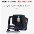 Miniatyrbild 5 av 5: Anamorfisk widescreen-lins för HERO 9 Black Action Camera 1.55X Cinema-lins