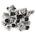 Pikkukuva 1 / 3: 10 kpl GX12 6-nastainen 12 mm ilmailupistoke uros- ja naaraspuolinen metalliliitin YEMAA