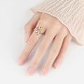 Miniatyrbillede 2 af 5: Solsikke fidget ring