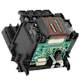 Miniatyrbillede 4 af 5: Printhoved ABS PCB Materialer Let Udskifteligt Sort Kompakt Printhoved Udskiftning til HP932 til HP6600 til HP7150 YEMMA