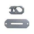 Miniatyrbilde 2 av 5: Rc 1/10 1/8 Klatrebil Vinsj Metall Wire Guide Vinsj Rekkverk For Trx4 Km4 Scx10, grå