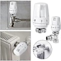 Miniatyrbilde 5 av 5: Termostathode 4-delt Termostat M 30 X 1.5 Radiatorventil Utbyttingshode Med Frostbeskyttelse Posisjon