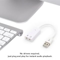 Miniatyrbilde 3 av 5: Eksternt USB Lydkort 7.1 Adapter USB til 3D Virtuell Lyd Audio Headset Mikrofon 3.5mm Jack for Laptop PC Notebook
