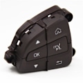 Miniatyrbilde 4 av 5: Venstre Multifunksjonsratt Kontrollbryterknapper For C Glc Klasse A0999050200 A0999050300 Brun