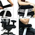 Miniatyrbillede 5 af 5: 2-delt sæt Ergonomisk Memory Foam Stol Armlæns Pude, Komfortabel Stol Armstøtte til Albuer og Underarme Trykaflastning -Z