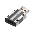 120W Zinklegering Typ C till USB Otg Adapter 10Gbps USB Hane till USB-C Hona Kontakt för Telefon Adapt