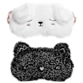 Miniatyrbild 1 av 4: Söt Sovmask Mjuk Plysch Ögonmask 2-pack