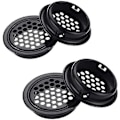 Miniatyrbillede 1 af 4: 6 stk Runde Ventilationsgitter Vent Mesh Skab Vents, 60mm Rustfrit Stål