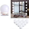 LED Sminkljus Kit - Vit Dimbar 10 Lampor6417242306847