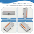 Miniatyrbild 5 av 5: M.2 2230 NVMe SSD-kapsling, USB-C 10Gbps Adapter, 4K-stöd, PD 100W Snabbladdning
