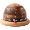 Miniatyrbillede 1 af 5: Rustik Træ Skrivebordskalender | Evigheds Skrivebordskalender | Træ Skrivebordskalender |
