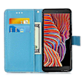 Pikkukuva 4 / 5: Yhteensopiva Samsung Galaxy X Cover 5 -kotelon kanssa Nahkainen läppäkotelo korttipaikalla Jalustakuvio - Datura