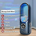 Miniatyrbillede 4 af 5: Luftkøler LED Display Aircondition Befugtning Elektrisk Ventilator 6 Hastigheder Støjsvag Timer Ventilator Befugter