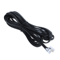 Miniatyrbilde 3 av 5: 2x 6p6c RJ11 Telefonforlengelse Fax Modem Kabel Linje 5m Lengde Svart