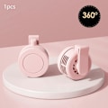 Miniatyrbillede 1 af 4: Halsventilatorer, Bladløs Ventilator USB-opladning Clip-on Mini Ventilator Til Udendørs Fiskeri 3 Hastigheder Justerbar Køleventilator