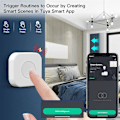 Pikkukuva 5 / 5: Tuya Zigbee Langaton Mini-kytkin Yhdellä Painikkeella Ohjattava Kohtaus Älykäs Kaukosäädin Kotiautomaatio
