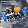 Miniatyrbild 3 av 5: Tidsfördröjningsmodul LED-display Timer Relä 3v 3.7v 4.5v 5v 6v Signal