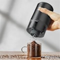 Miniatyrbillede 5 af 5: Elektrisk Kaffekværn Elektrisk Bønnekværn Kaffemaskine Bærbar Genopladelig Kværn Køkkenværktøj (Sort)