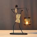 Miniatyrbillede 2 af 4: 2 stk. Lysestager med Hamprebsdesign
