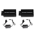 Miniatyrbilde 1 av 5: 1 Par Gigabit Mini SFP Media Converter Enkelt Fiber Single Mode SFP og RJ45 SC Port 3km Fiber Optisk Transceiver Mottaker EU Plugg YEMMA