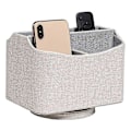 Miniatyrbillede 1 af 5: PU Læder 360 Graders Drejelig Fjernbetjening/Controller Organizer, Roterende TV Guide/Post/Medier