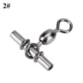 20 st Slitstarka T-formade Fiskesvivlar Kopplingsset (Storlek 2#)