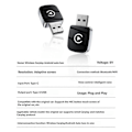 Miniatyrbilde 1 av 5: 2 i 1 CarPlay Kablet til Trådløs CarPlay & Android Auto Adapter Type-C/USB Ai Boks WiFi Bluetooth Ca