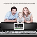 Miniatyrbillede 5 af 5: 5-polet Midi til USB ind-ud kabeladapterkonverter til Windows Ios Laptop til musik klaver tastatur