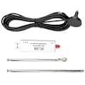 Miniatyrbilde 3 av 5: RTL-SDR R820T2 V3 RTL2832U Tuner + Teleskopisk Antenne Tuner + Antennebase