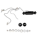 Miniatyrbillede 2 af 5: Magnetisk akustisk pickup til guitar Sort
