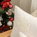 Miniatyrbilde 4 av 5: 18x18, Bomulls Julevelsignelse Pynteputetrekk for Seng Sofa Bilpute