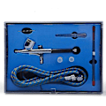 Miniatyrbilde 1 av 4: 130k 0.2, 0.3 & 0.5mm Presisjons Dobbelvirkende Gravity Feed Airbrush