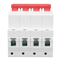 Miniatyrbillede 5 af 5: DC Miniature Strømafbryder 4P Solcelleanlæg 16A DIN Skinne Montering 6000A Segmenteret Kapacitet DC1000V DZ47s 63Z C16