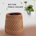 Miniatyrbillede 3 af 5: Rattan Spisepinde Rør Skovl Skeer Spand Middagsknive Gafler Service Opbevaringsboks Hjemmeopbevaring