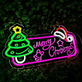 Miniatyrbild 2 av 3: LED Neonljus USB-driven, Jul Neonskylt, Jul Neonskylt, Juldekor, Jul Neonljus, Neon Julskyltar Anpassad Neonskylt, Co