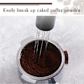 Miniatyrbillede 5 af 5: Pulverdispenser i rustfrit stål, kaffepulver-brydernål, kaffe-hjælpepulver-omrøringsnål, sort
