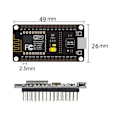 Miniatyrbillede 4 af 5: 2 stk. ESP8266 NodeMCU CP2102 ESP-12E WiFi-modul Internet of Things udviklingskort fungerer til IDE/Micropython
