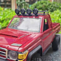 Miniatyrbilde 1 av 3: Universal Takstativ Bagasjebærer Bilramme med LED-lys for 1/12 MN82 RC Crawler Bildeler Sq
