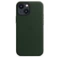 Läderfodral för iPhone 13 Mini Läderfodral med Magsafe Sequoia Green