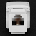 Miniatyrbilde 4 av 4: 5 stk. Telefonstemmemodul Nettverkskablingstilbehør Enkel Port RJ11 Cat 3 med Støvdeksel YEMAA