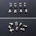 Miniatyrbillede 5 af 5: V5 V6 Nikkelbelagt Dysesæt 0,2 0,3 0,4 0,5 0,6 0,8 1,0mm 1,2mm Til 3D-printer