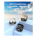 Pikkukuva 4 / 5: Pienet näkymättömät Bluetooth 5.3 HiFi Stereo -nappikuulokkeet, matalan latenssin langattomat kuulokkeet mikrofonilla työhön, musiikkiin B