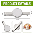 Pikkukuva 3 / 4: Sublimaatiopainatukseen sopivat solmiopidikeaihio miehille, metalliset solmiopidikkeet, lämmönsiirto DIY-solmioneulat, puristuspidike häihin, syntymäpäivään, yritystilaisuuksiin